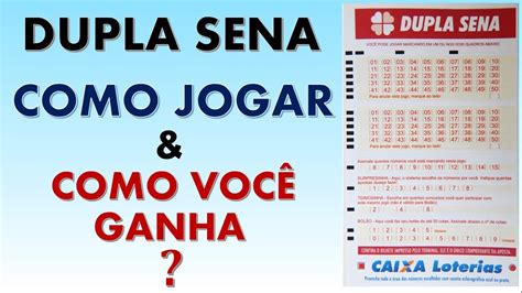 dupla sena paga terno|Como Jogar na Dupla Sena .